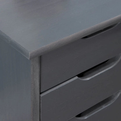 Mobile Contenitore Grigio a 6 Cassetti, 26"