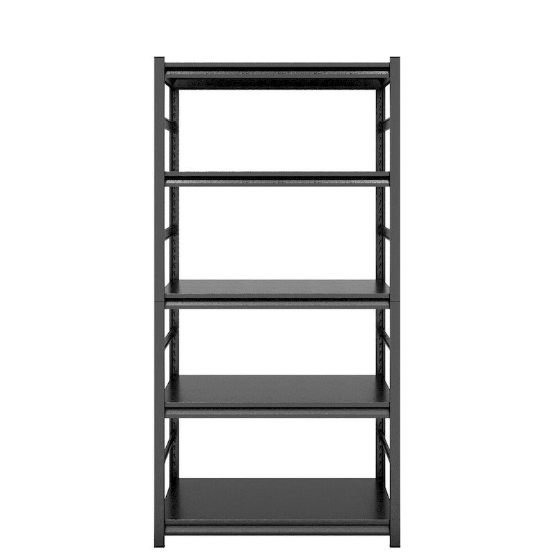 Scaffalatura in Metallo Regolabile Resistente - Ripiani a 5 Livelli, Carico 2000LBS, Cucina, Garage, Dispensa A63 * L31.5 * P15.7
