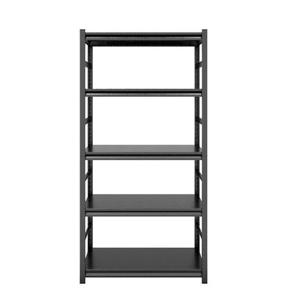 Scaffalatura in Metallo Regolabile Resistente - Ripiani a 5 Livelli, Carico 2000LBS, Cucina, Garage, Dispensa A63 * L31.5 * P15.7