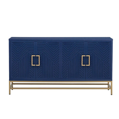 Credenza in stile retrò con ripiani regolabili