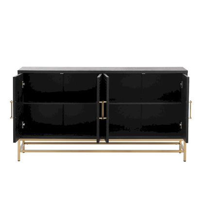 Credenza in stile retrò con ripiani regolabili