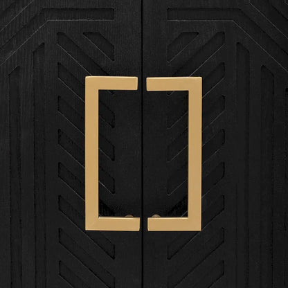 Credenza in stile retrò con ripiani regolabili