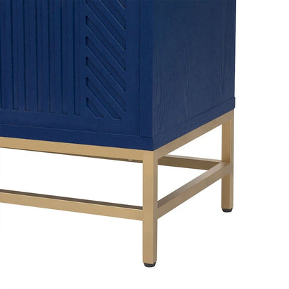 Credenza in stile retrò con ripiani regolabili