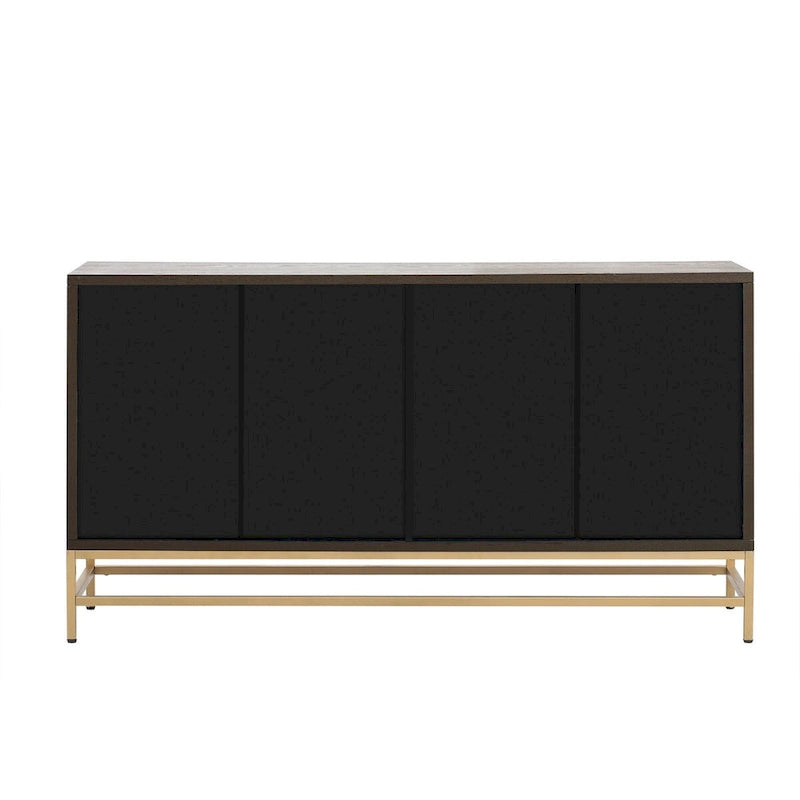 Credenza in stile retrò con ripiani regolabili
