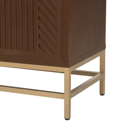 Credenza in stile retrò con ripiani regolabili