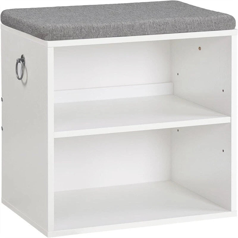 Piccola panca scarpiera con cuscino – 30P x 40L x 42A