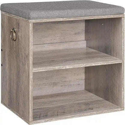Piccola panca scarpiera con cuscino – 30P x 40L x 42A