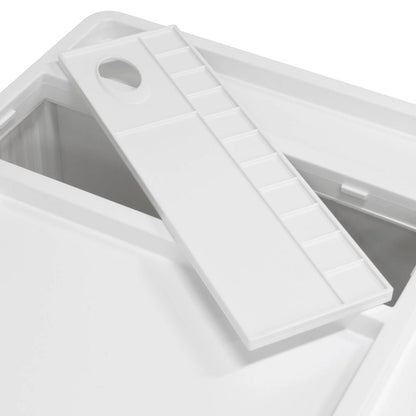 Organizzatore mobile girevole a 4 lati con rotelle bloccabili – 45,7 cm L x 45,7 cm P x 66 cm H