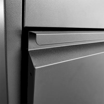 Cassettiera verticale in acciaio a 5 cassetti con serratura per casa e ufficio