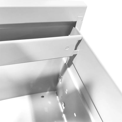 Cassettiera verticale in acciaio a 5 cassetti con serratura per casa e ufficio