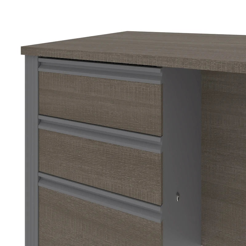 Cassettiera sottopiano tradizionale con 3 cassetti, larghezza 16W