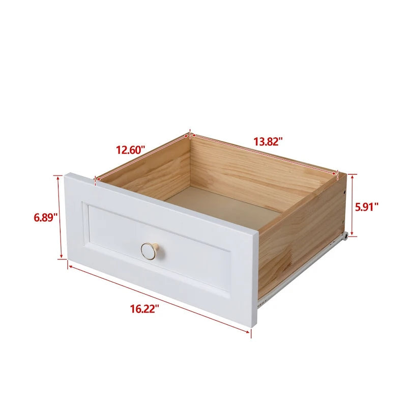 Cassettiera in legno verniciata a spruzzo
