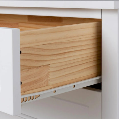 Cassettiera in legno verniciata a spruzzo