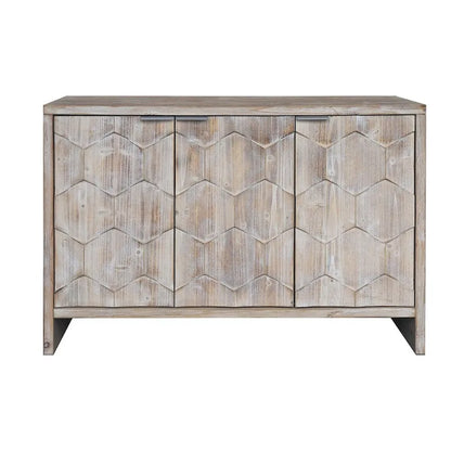 Credenza con ante in legno stile rustico a 3 ante