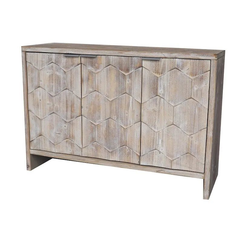 Credenza con ante in legno stile rustico a 3 ante