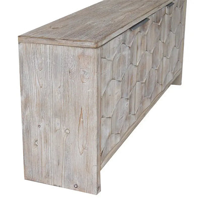 Credenza con ante in legno stile rustico a 3 ante