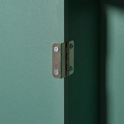 Armadietto angolare da bagno alto e autoportante con ante e ripiani regolabili