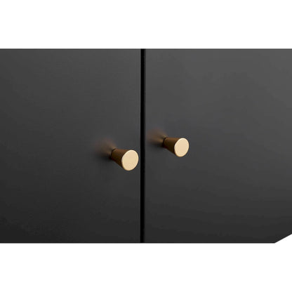 Mobili da ufficio Armadietto fotocopiatrice nero 2 ante mobiletto porta fotocopiatrice in acciaio mobiletto archivio piedistallo porta stampante